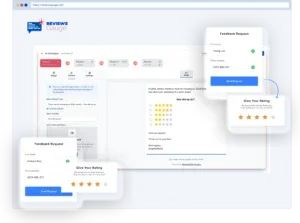Reviews Gauge feedback and rating interface screenshot